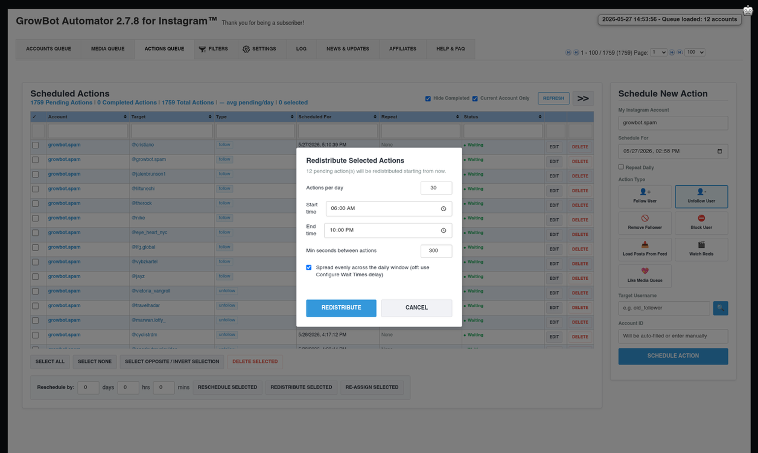Growbot for Instagram screenshot